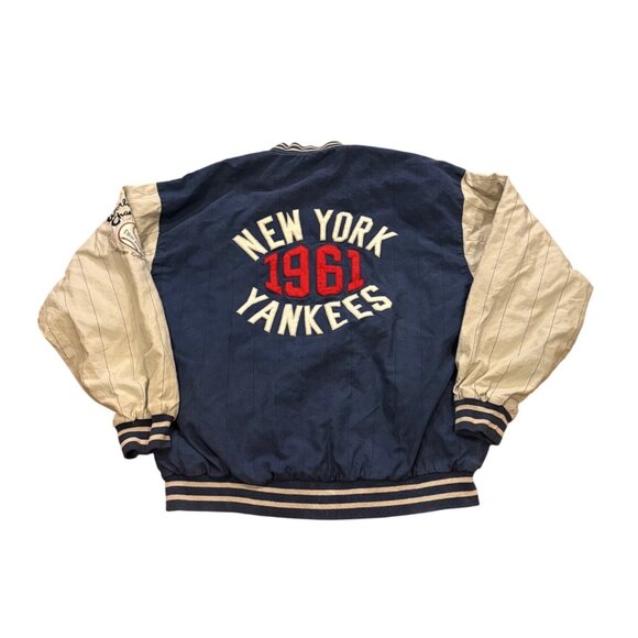 Vintage Mirage 1961 New York Yankees World Championship Reversible Jacket XL - Picture 1 of 7